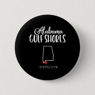 ガルフショアーズアラビマバケーションデスティネーション 缶バッジ