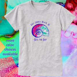 ガルフショアーズビーチアラバマシーシェルTシャツ Tシャツ