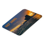 ガルフショアーズビーチ磁石 マグネット (左側)