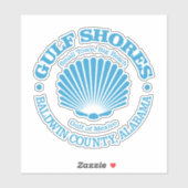 ガルフショアーズ（海の貝殻） シール (シート)
