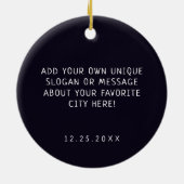 ガルフショアーズUSAレトロサンセット土産80s セラミックオーナメント (裏面)