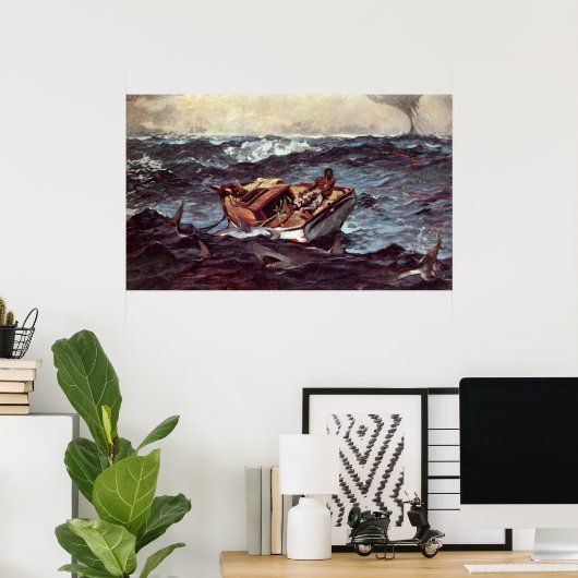 ガルフストリームバイウィンスローホーマー ポスター (ホームオフィス)