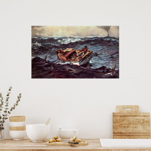 ガルフストリームバイウィンスローホーマー ポスター (キッチン)