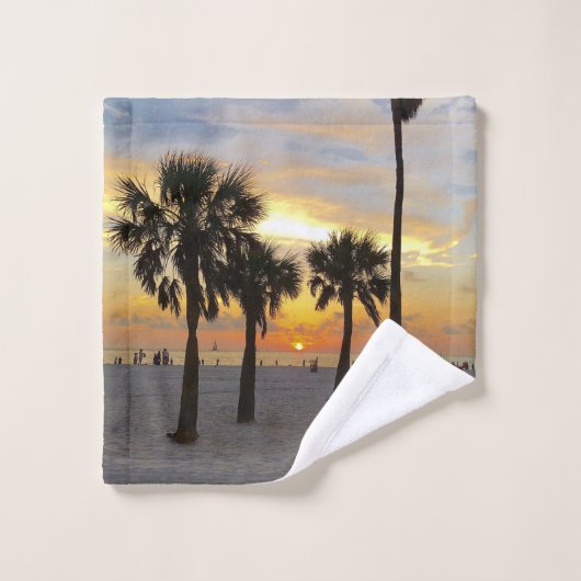ガルフビーチサンセット ウォッシュタオル (ウォッシュタオル)