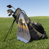 ガルフビーチサンセット ゴルフタオル (グリーン)