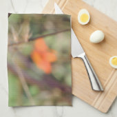 ガルフフリティラーオン《植物》百日草 キッチンタオル (四つ折り)