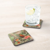 ガルフフリティラーオン《植物》百日草 コースター (右側)