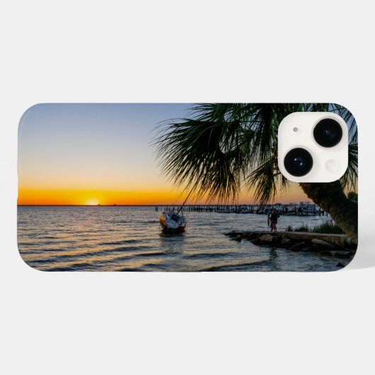 ガルフブリーズフロリダサンセットiPhoneケース Case-Mate iPhoneケース (裏面 (横))