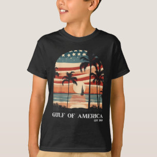 ガルフレトロオブアメリカEst 2025アメリカ男性Wo Tシャツ