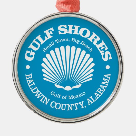 ガルフ・ショアーズ（シーシェル） メタルオーナメント (正面)