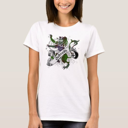 ガルブライスタータンチェックライオン Tシャツ (正面)