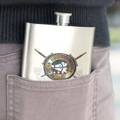 ガルブレイス氏バッジ フラスク (インサイチュ)