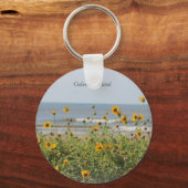 ガルベストンアイランドビーチフラワーズキーチェーン キーホルダー (正面)