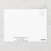 ガルベストンアイランドビーチフラワーズハガキ ポストカード (裏面)