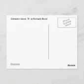 ガルベストンアイランドポストカード ポストカード (裏面)