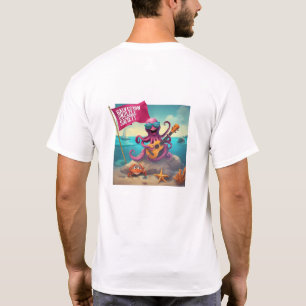 ガルベストンウクレレメンズF&BタコTシャツ Tシャツ
