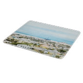 ガルベストンコースト、ビーチとシティビュー カッティングボード (角)