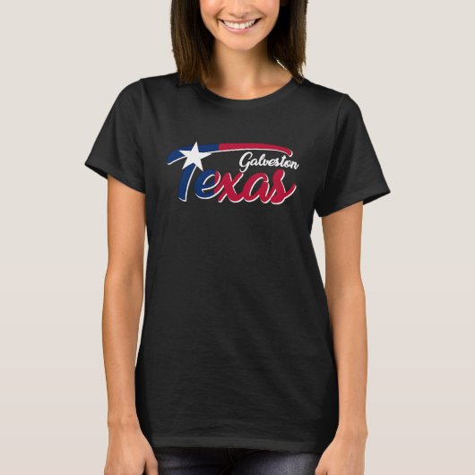 ガルベストンテキサス州お土産 Tシャツ (正面)