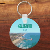 ガルベストンテキサス州ピアショアヴィンテージ キーホルダー (正面)