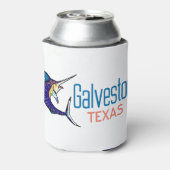 ガルベストンテキサス州 缶クーラー (缶裏面)