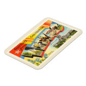 ガルベストンテキサス州TXオールドヴィンテージトラベル土産 マグネット (左側)