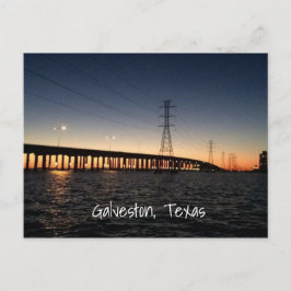 ガルベストンナイトタイムスカイライン ポストカード