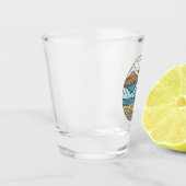 ガルベストンビーチテキサス州ヴィンテージ ショットグラス (左)