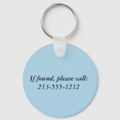 ガルベストンビーチレトロVignetteカスタマイズ キーホルダー (裏面)