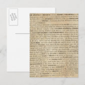 ガルベストンベイとテキサス州ランド ポストカード (正面/裏面)