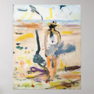 「ガルベストンポップ・アートのビーチのタールとトップス」 Jeff Hankamer ポスター