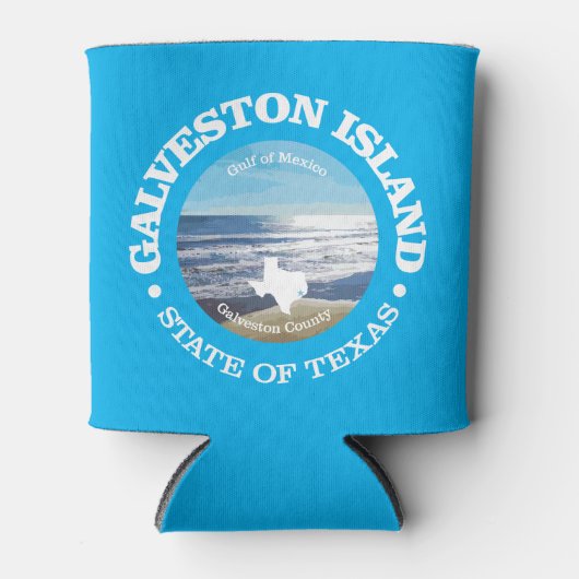 ガルベストン島(C) 缶クーラー (正面)