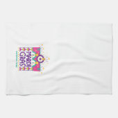 ガルベストン,テキサス州,マルディグラスアーチ キッチンタオル (横)