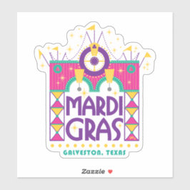 ガルベストン，テキサス州，マルディグラスアーチ シール