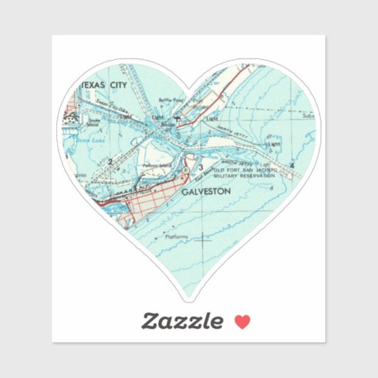 ガルベストンTXヴィンテージトポ シール (シート)