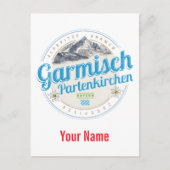 ガルミッシュパルテンカーチェンババリアヴィンテージアルプス シーズンポストカード (正面)
