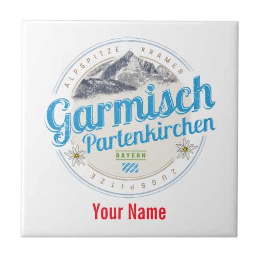 ガルミッシュパルテンカーチェンババリアヴィンテージアルプス タイル (正面)