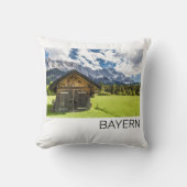 ガルミッシュパルテンカーチェンババリアAlpsパノラマ クッション (正面)