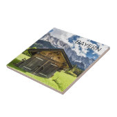 ガルミッシュパルテンカーチェンババリアAlpsパノラマ タイル (側面)