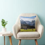 ガルミッシュパルテンキルヘンアルプスババリアGermany クッション (椅子)