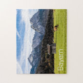 ガルミッシュパルテンキルヘンアルプスババリアGermany ジグソーパズル (縦)