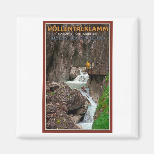 ガルミッシュ – ヘレンタルクラム マグネット (正面)