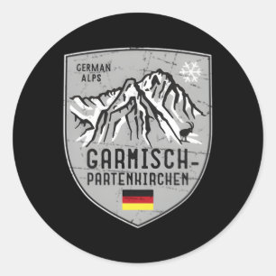 ガルミッシュ – ペンキルヘンスキーババリアZugspitze ラウンドシール