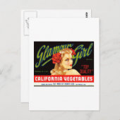 ガルモア・ガール・カリフォルニア野菜 ポストカード (正面/裏面)