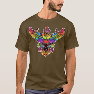 ガルーダ神ウィングレインボーコア Tシャツ