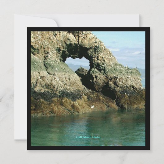 ガル島、アラスカ 招待状 (正面)