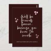 ガレおもしろいンティンの日の友情 ポストカード (正面/裏面)