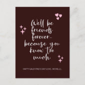 ガレおもしろいンティンの日の友情 ポストカード (正面)