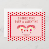 ガレおもしろいンティンの日の最高の友友BFF パーソナライズされた シーズンポストカード (正面/裏面)