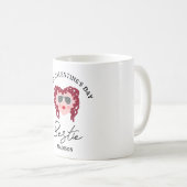 ガレおもしろいンティンガールフレンドシップハートバレンタイン コーヒーマグカップ (正面右)