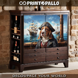 ガレオンを持つ海上の海賊絵を描団が集まる 薄葉紙